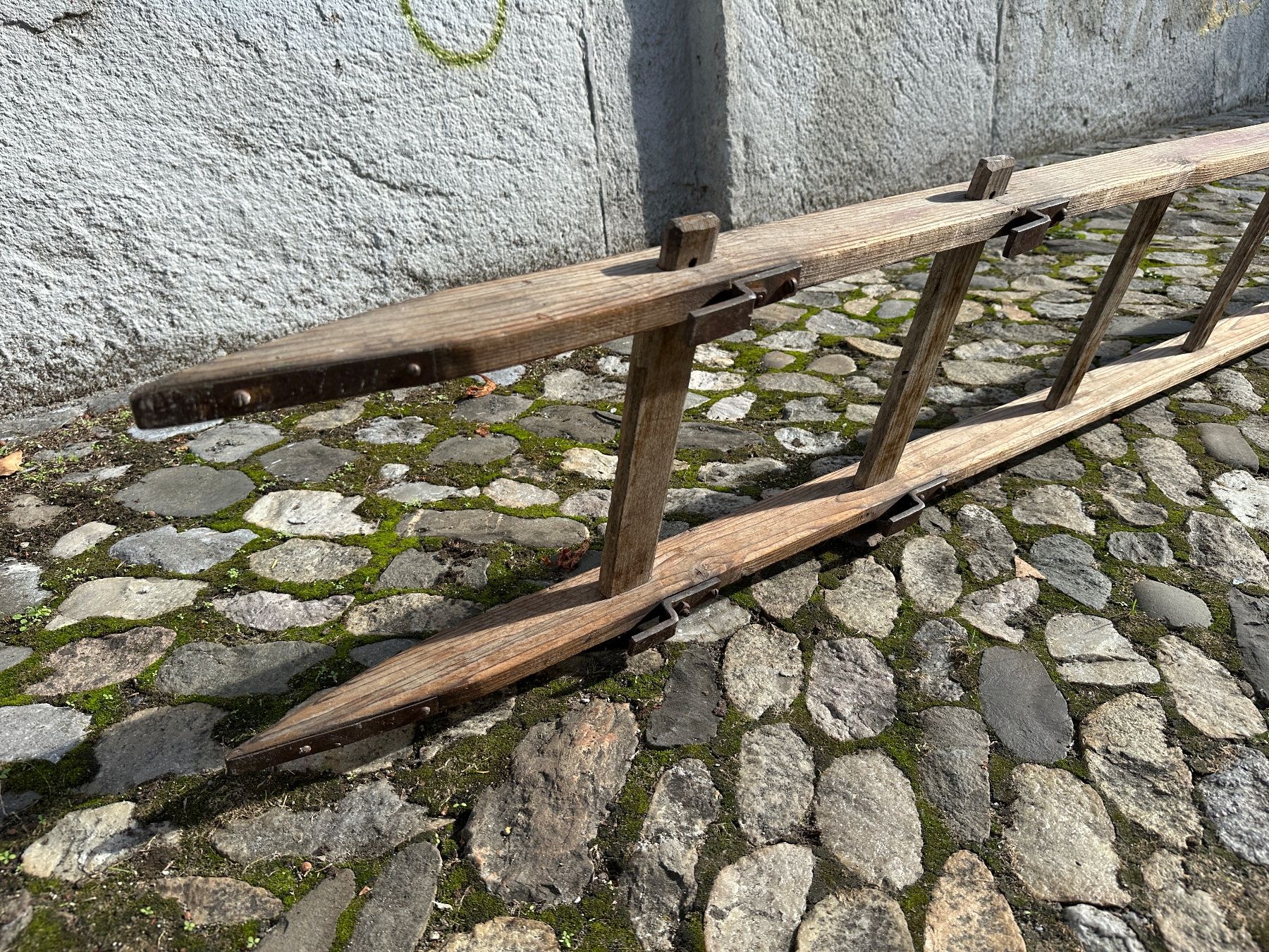 Scale: grosse Holzleiter Sprossenleiter – Usato da Zürich venduto da atlantis77 6