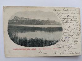 Postkarte Castiglione del Lago Lago Trasimeno, 1901