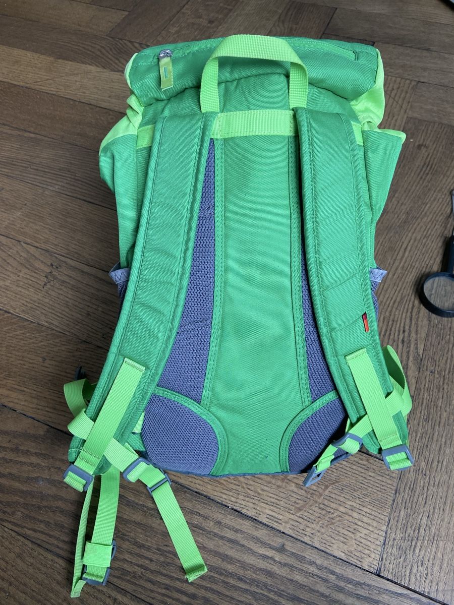 Vaude Borse & Zaini: Vaude Puck 14 Kinderrucksack, Grün – Usato da Basel venduto da clara16 4