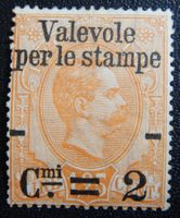 Italien Kat. 65 * 1890 Kat. 45 Euro