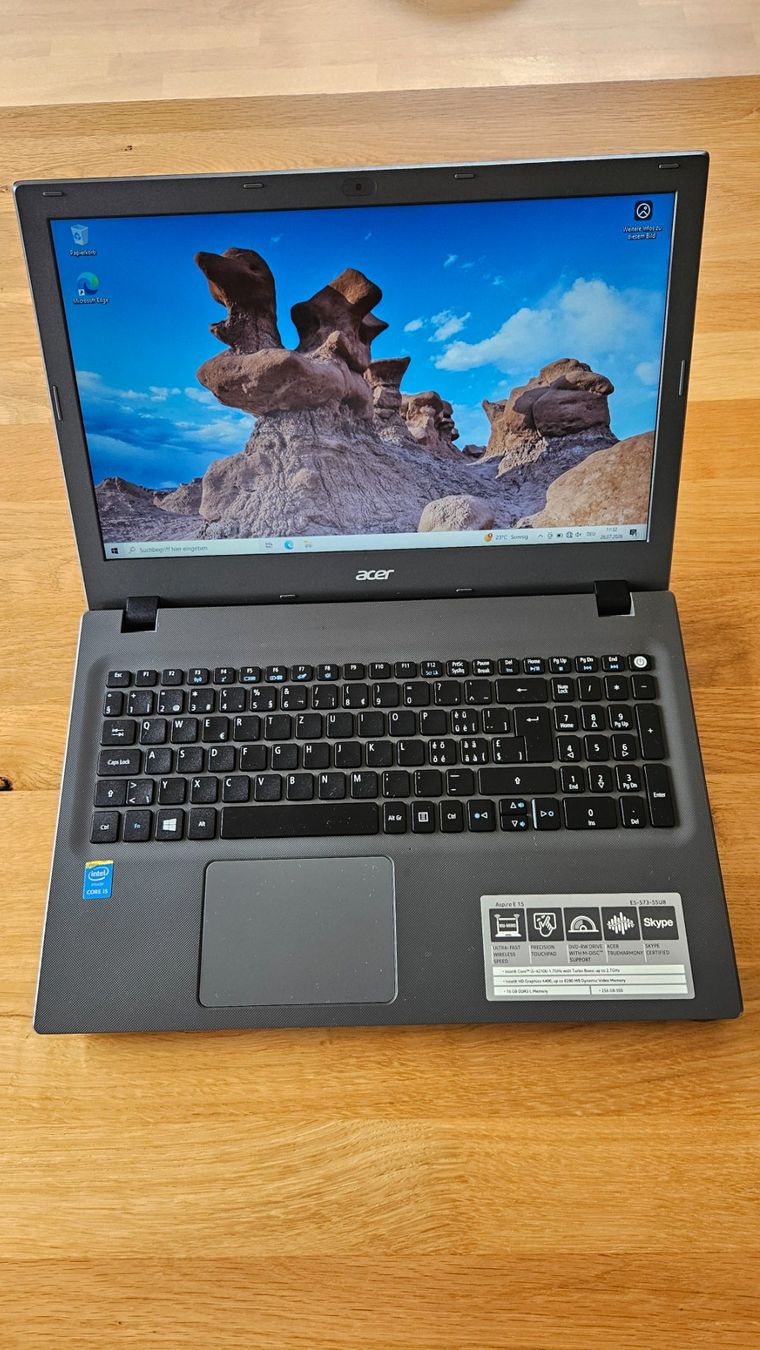 Acer Notebook: Acer Aspire E5-573 | 16 GB RAM | Windows 10 – Usato da Winterthur venduto da Chefmeischter