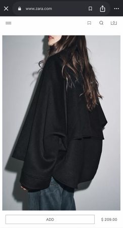 VESTE ZARA EN MÉLANGE DE LAINE
