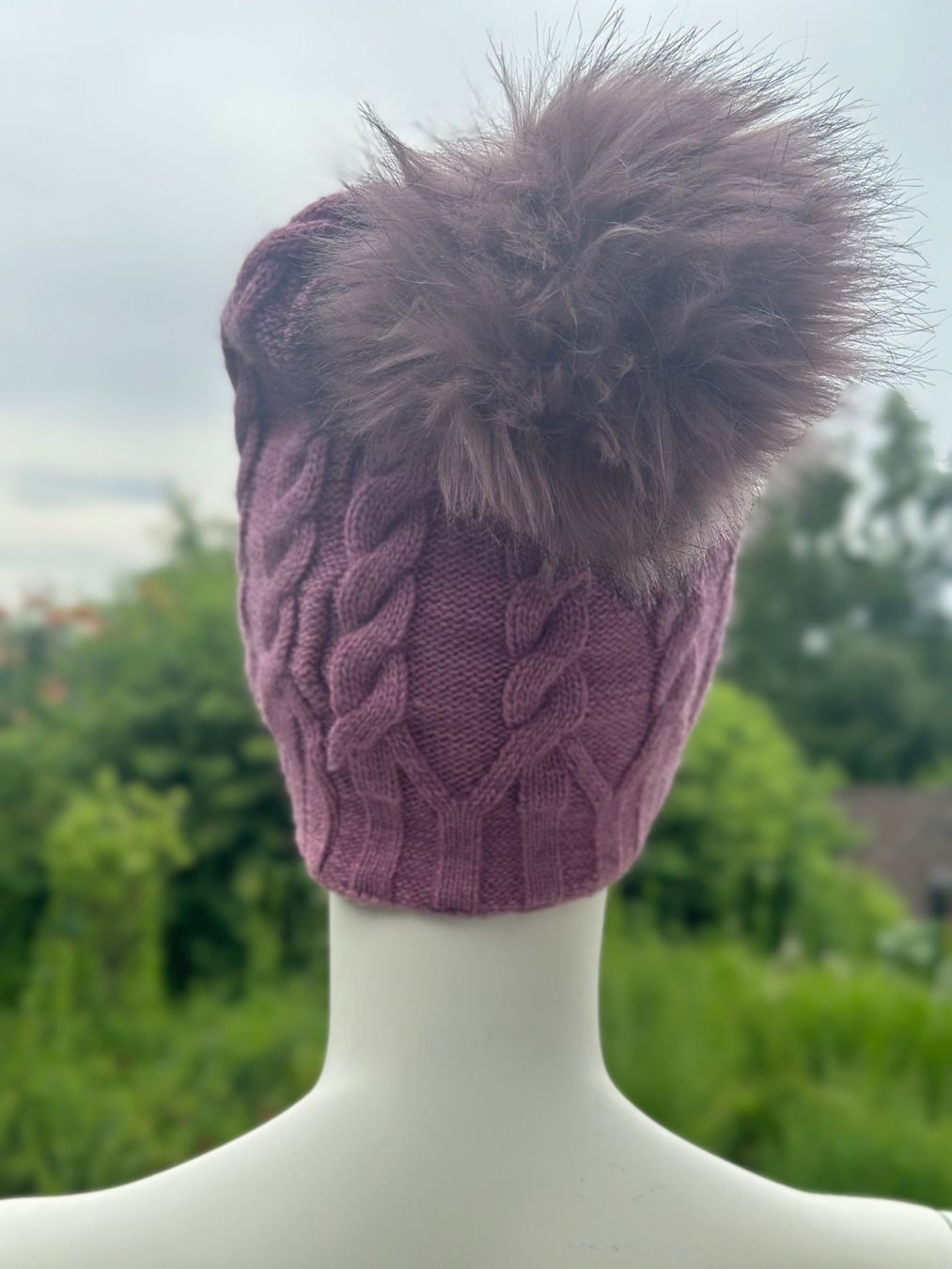 Copricapi, berretti & cappellini: Winter Bommel Mütze Strickmuster Rosa - ! – Usato da Zufikon venduto da Modestil365 5