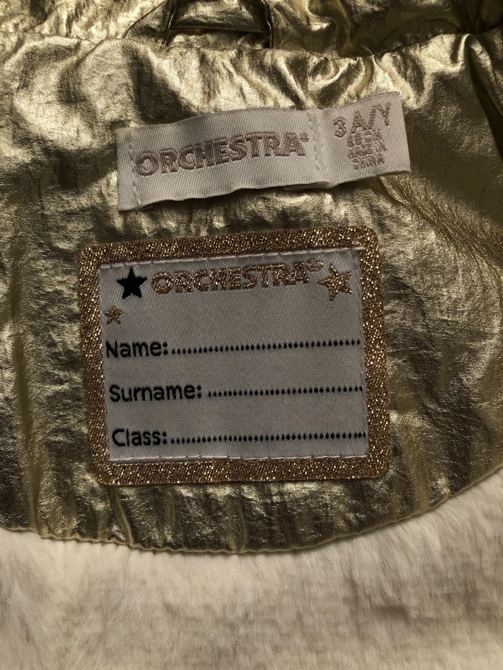 Giacche & Cappotti: Goldene Jacke, gefüttert, Gr. 98 – Nuovo (secondo la descrizione) da Ottenbach venduto da snla_scc9 3