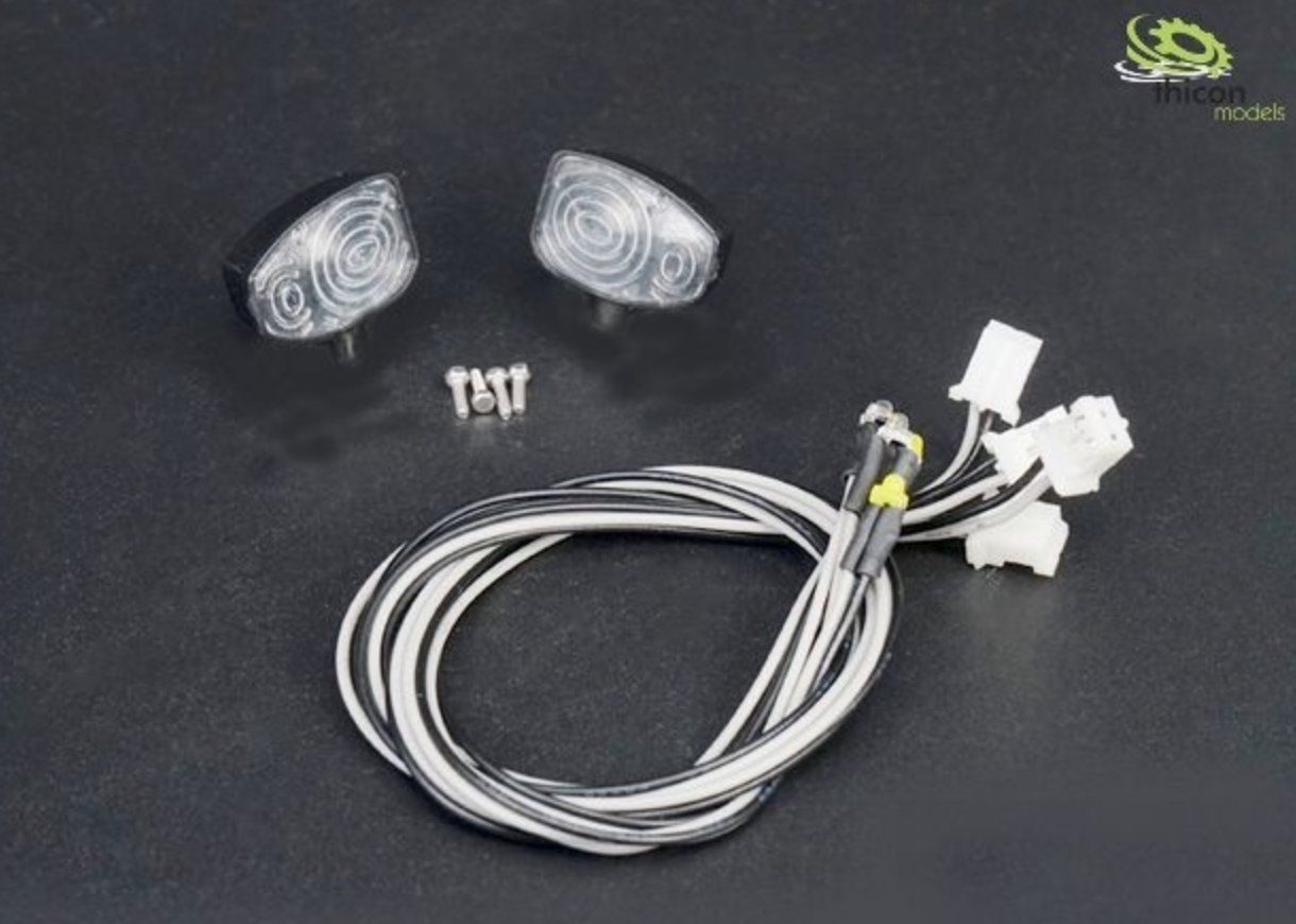 Modellismo RC: Thicon 50265 Headlights for construction machines with LEDs – Nuovo e nell'imballaggio originale da Trélex venduto da Arnaudyak
