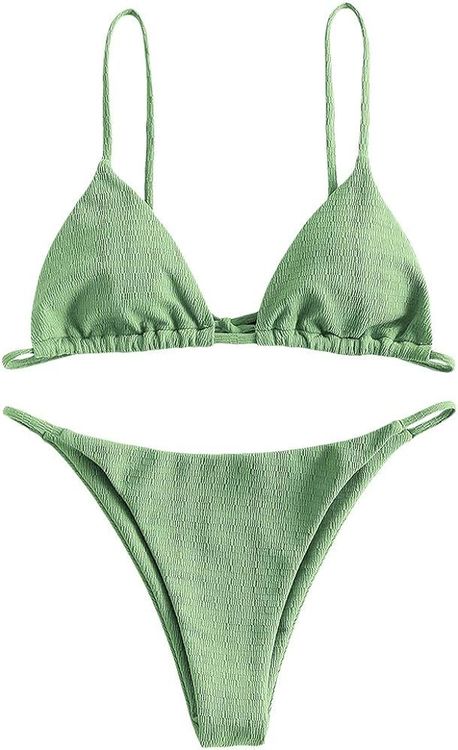 Maillot de bain uni rouge 1 pièce femme décolleté V