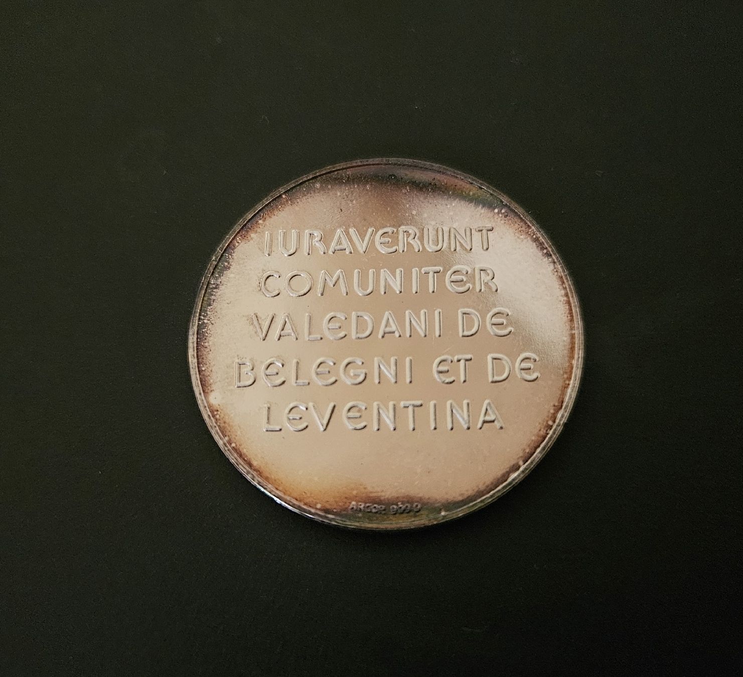 Medaillen: Silbermedaille Torre Leventina – Gebraucht aus Winterthur von ManuM88 1