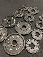 Olympische Gusseisen-Hantelscheiben 35 kg (50 mm)