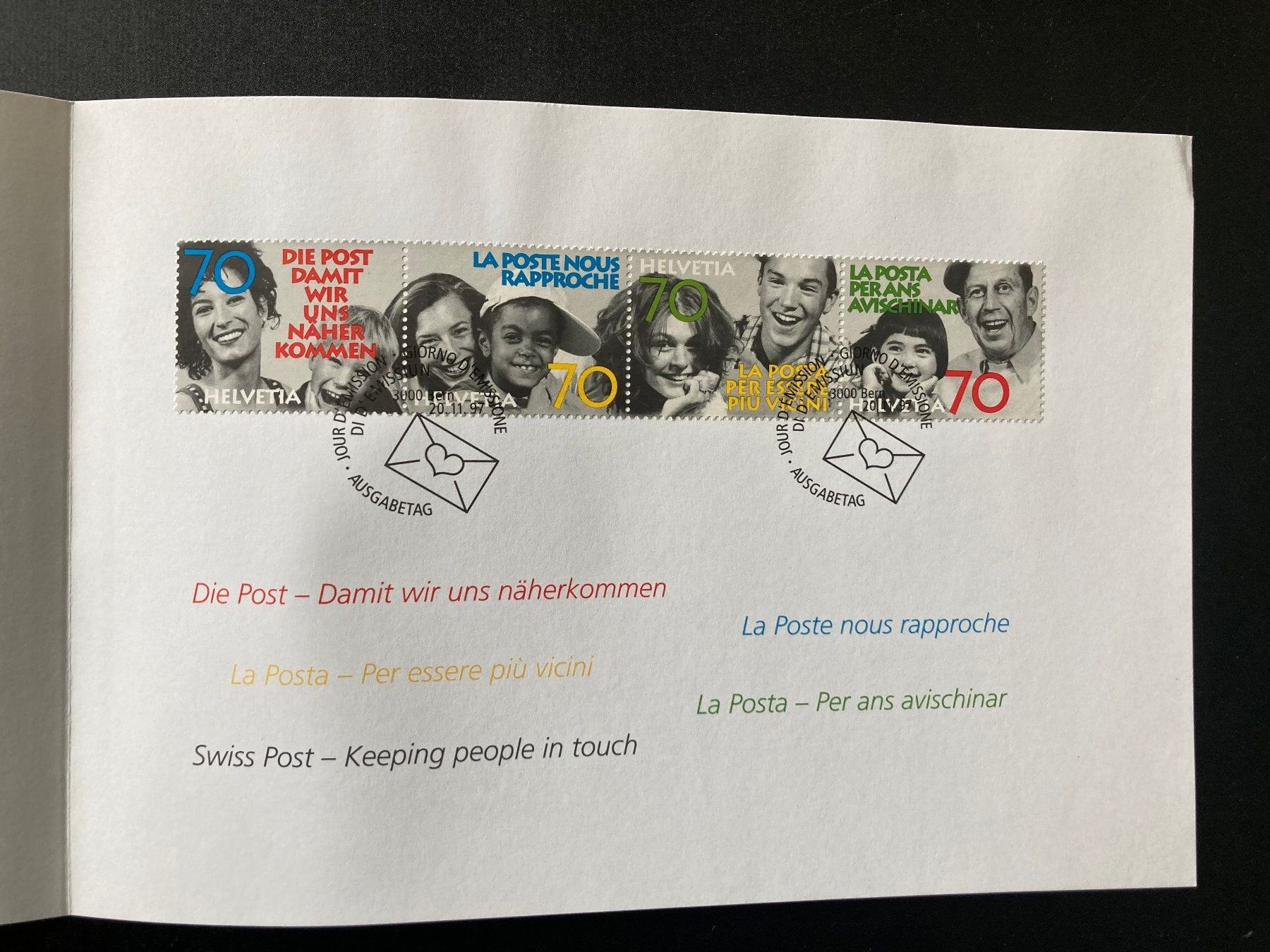 Tutti i francobolli: Weihnachtskarte der PTT 1997 – Nuovo (secondo la descrizione) da Niederurnen venduto da Alpineyeti