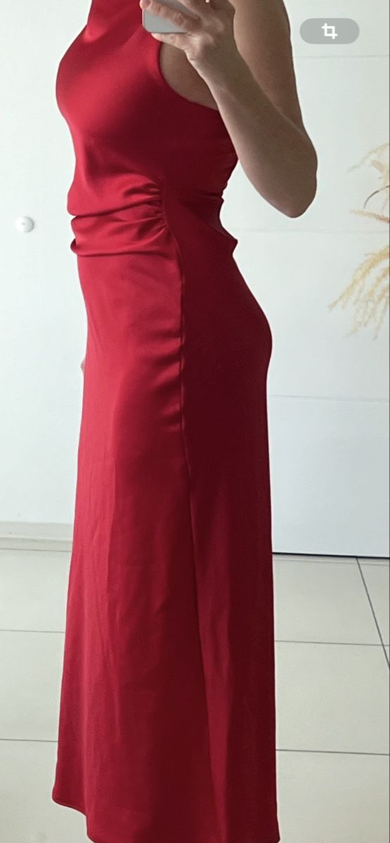 Vestiti: Elegantes rotes Stretchkleid, Grösse S – Usato da Zürich venduto da Kos12345 2
