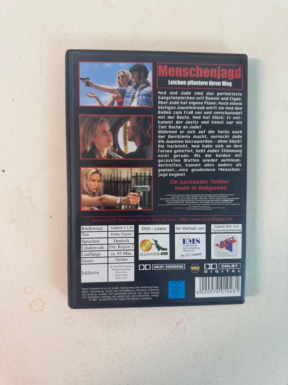 Tutti i DVDs: MENSCHENJAGD. (DVD) OOP – Usato da Basel venduto da san_2qlq 1