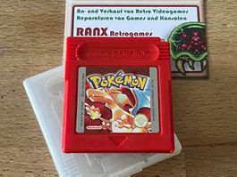 Pokémon Rote Edition, D, original, neue Batterie, Game Boy
