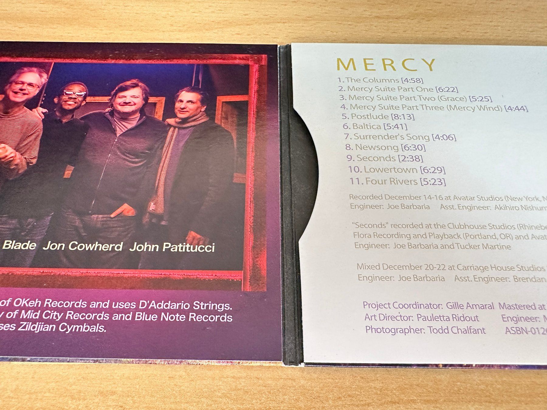 CD: Jon Cowherd – Mercy – Usato da Rikon im Tösstal venduto da Alpenmutz 2