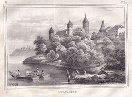 ESTAVAYER, LITHOGRAPHIE VON 1836-1845