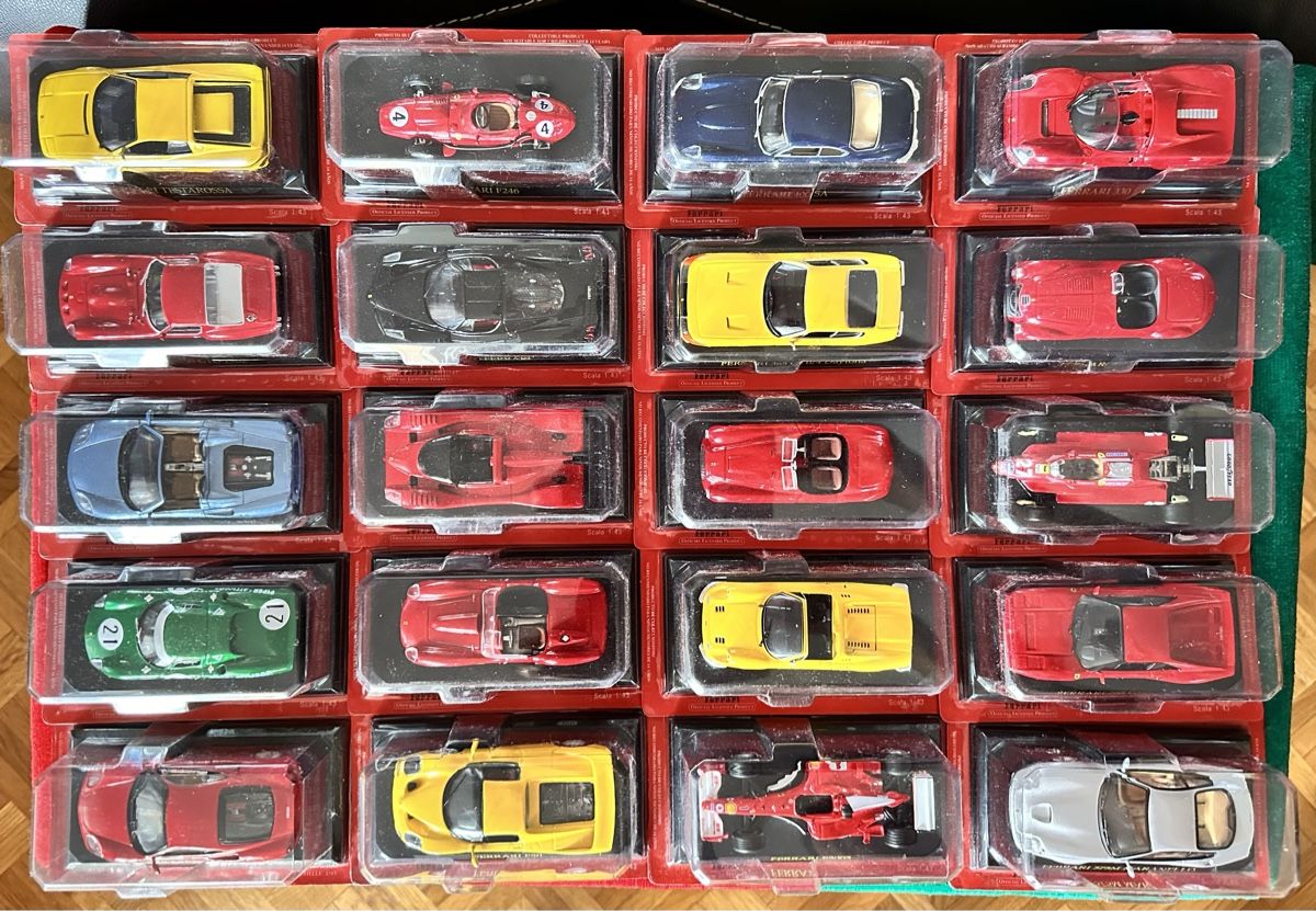 Ferrari Modellautos: Collection Fabbri de 50 FERRARI – Neu und originalverpackt aus Ecublens VD von acbox2000 3