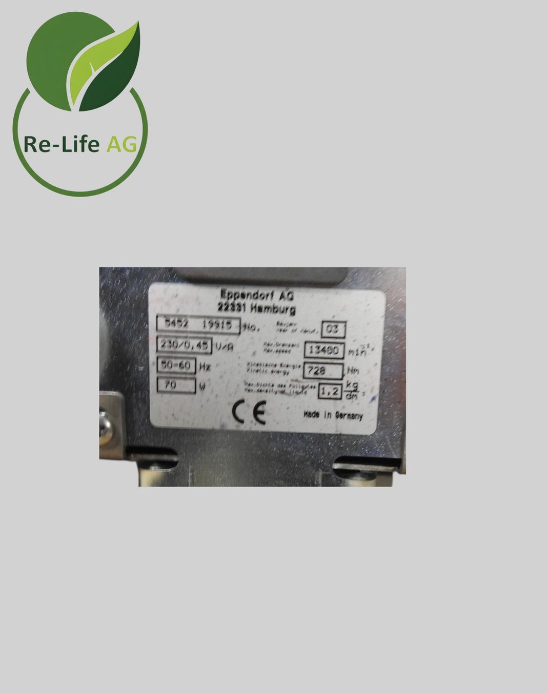 Toutes les machines: Eppendorf | Mini Spin 5452 | Benchtop Centrifuge – D'occasion à Reinach BL par Re-LifeAG_Labor2 7