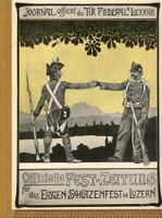 Luzern, Schützenfest 1901, Festzeitung, kompl. gebunden