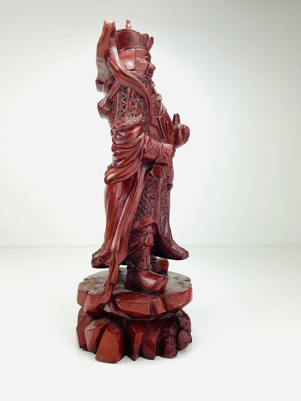 Sculture & Statue: Handgeschnitzte chinesische Holzfigur, Kampfpose #1 – Usato da Zürich venduto da Arche_Brockenhaus 2