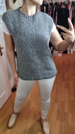 Stylische Strickweste, Gr. 38/40, Herbst Trend