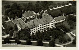 Fliegeraufnahme Gruss aus Bleichenberg  1942