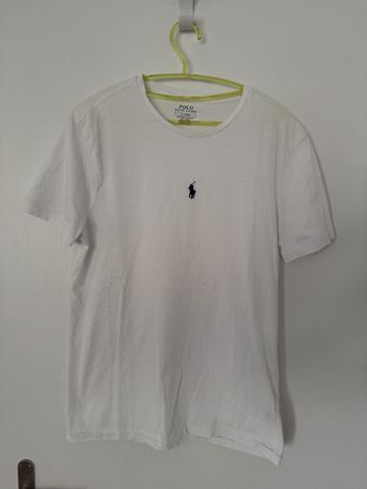 Polo Ralph Lauren T-Shirt, Weiss, Grösse M, central logo,