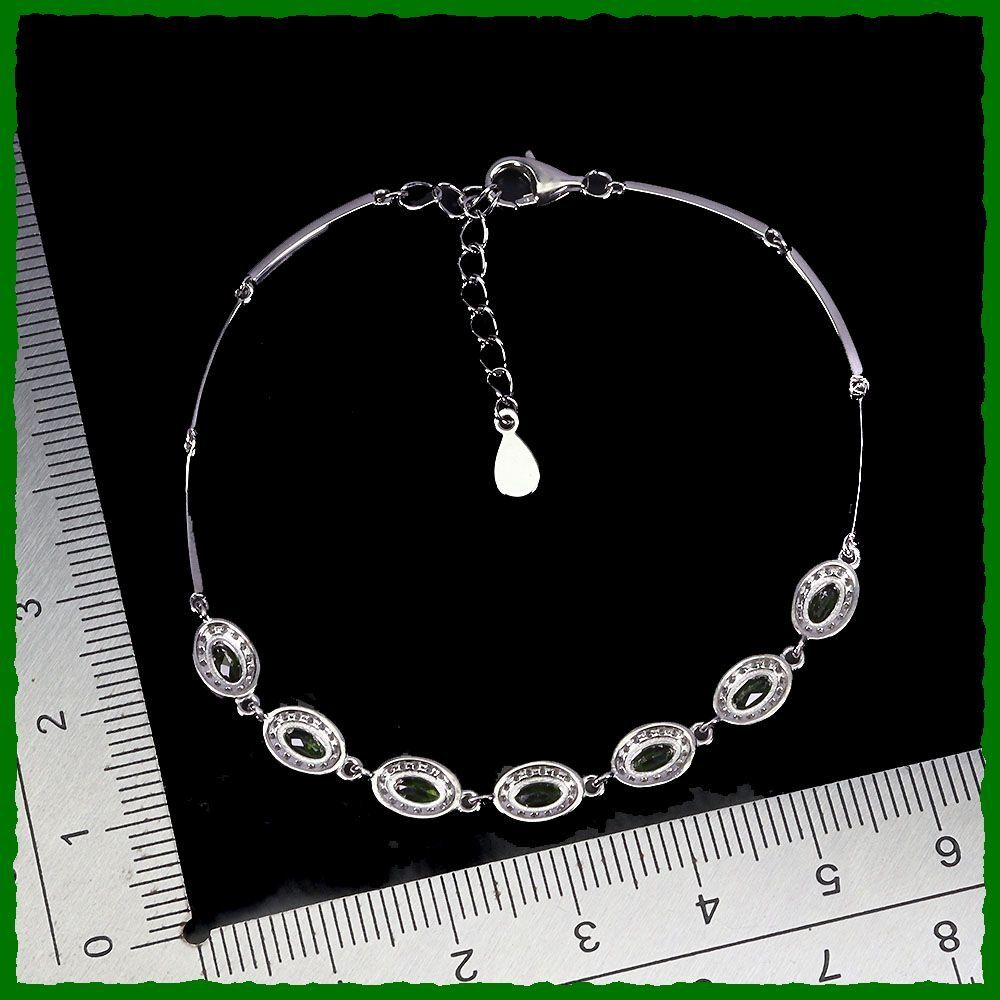 Bracciali & Braccialetti: ♛ Chrome Diopside Armband 925 Silber – Nuovo e nell'imballaggio originale da Oberglatt ZH venduto da Hot-Spot 2