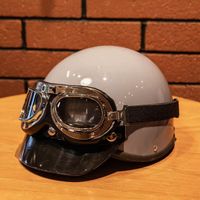 Leichter helm im Harley-Stil geeignet Unise Ink. Brille