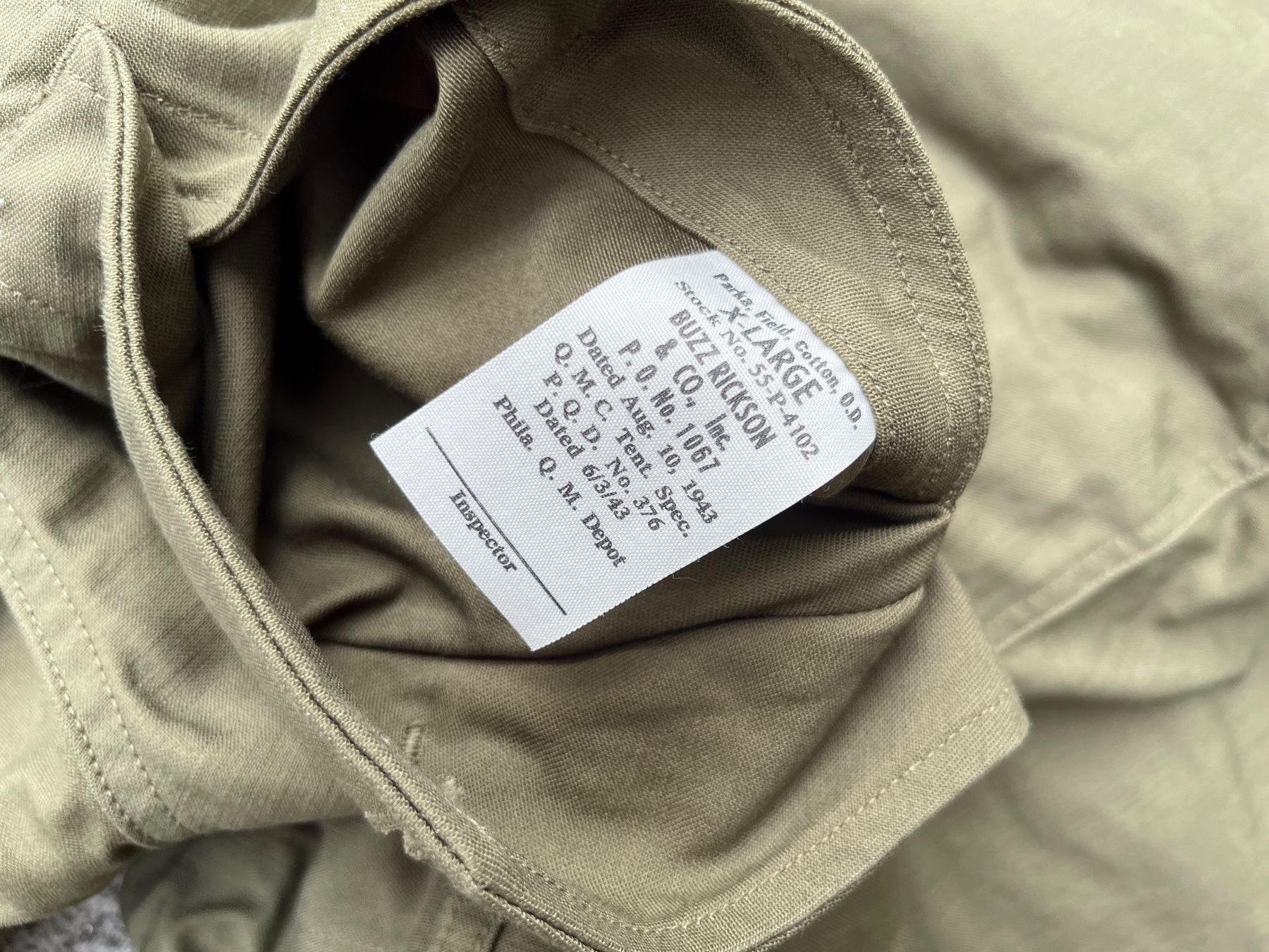 Jacken: Buzz Rickson Winter Parka XL US Army – Gebraucht aus Bottmingen von Puffsack 1