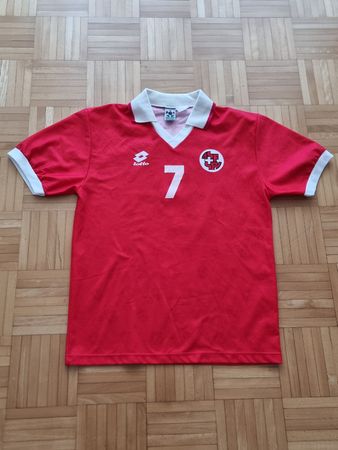 Alain Sutter / Schweiz 1992 Heimtrikot