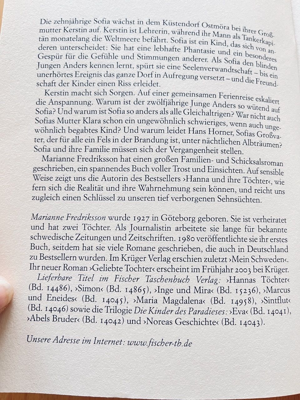 Bücher: M. Frederiksson: Sofia und Anders, Schweden Roman, gut! – Gebraucht aus Winterthur von 1956ingi 3