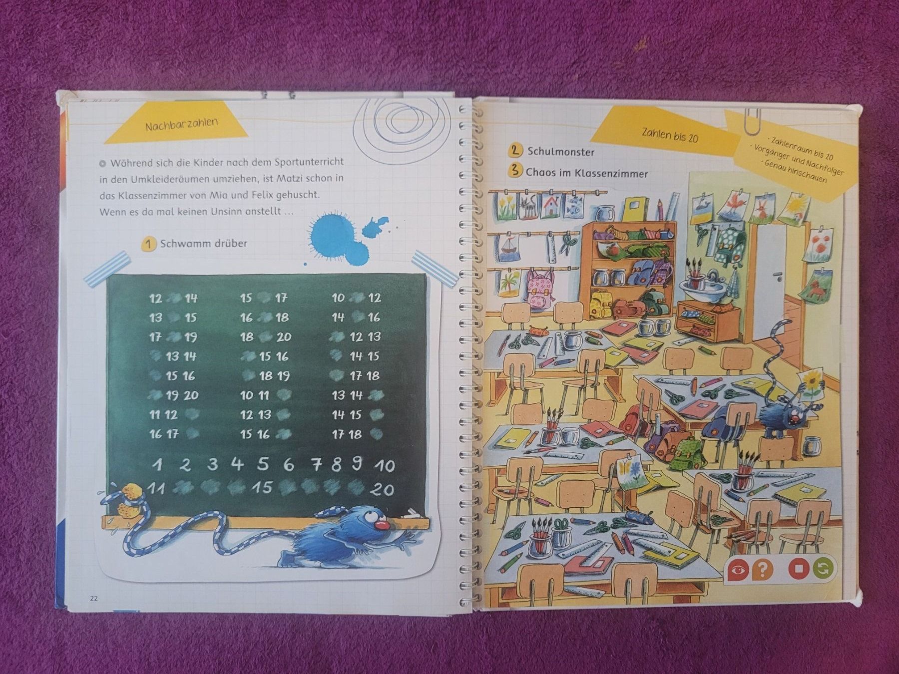 Bücher: tiptoi Buch - Mathe 1. Klasse – Gebraucht aus Müllheim Dorf von Seeeule01 5