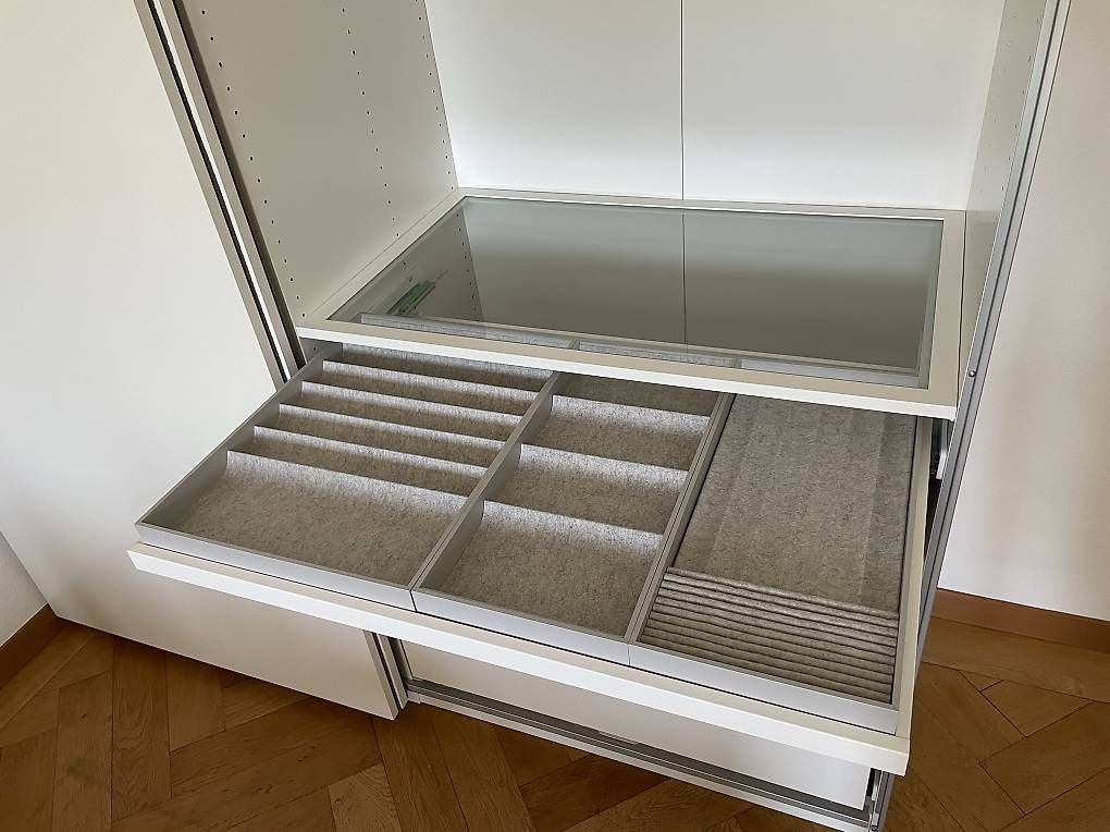 Ikea Armoires: IKEA Komplement Schublade mit Glastablar 100x58cm – Neuf (Voir description) à Zürich par Mastersfe 2
