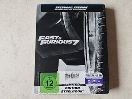 Fast & Furious 7  -  Steelbook Bluray Extended Edition