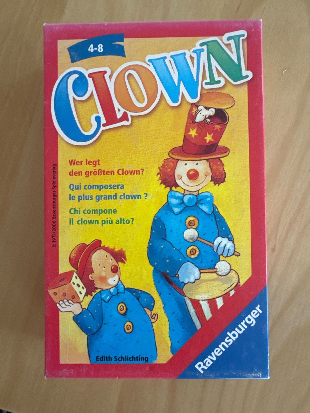 Spiele: Brettspiel Clown – Gebraucht aus Goldach von Hibiskus23
