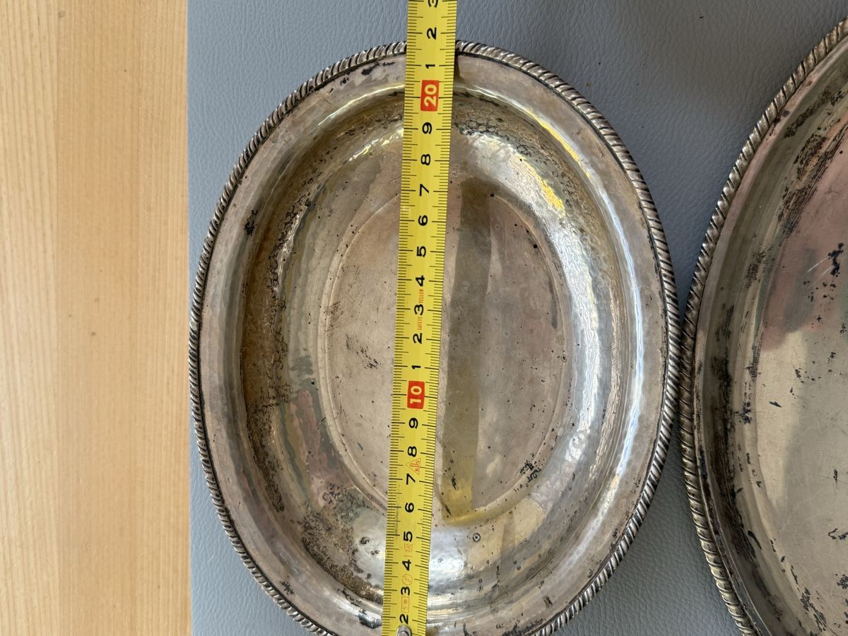 Piatti di portata: Vintage 800 Silber Schalen, Serviertablett mit Rand – Usato da Affoltern am Albis venduto da jonas1009 3