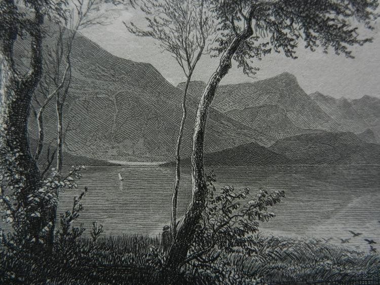 Incisioni: Zugersee von Cham aus – Usato da Risch venduto da Rischli15 9