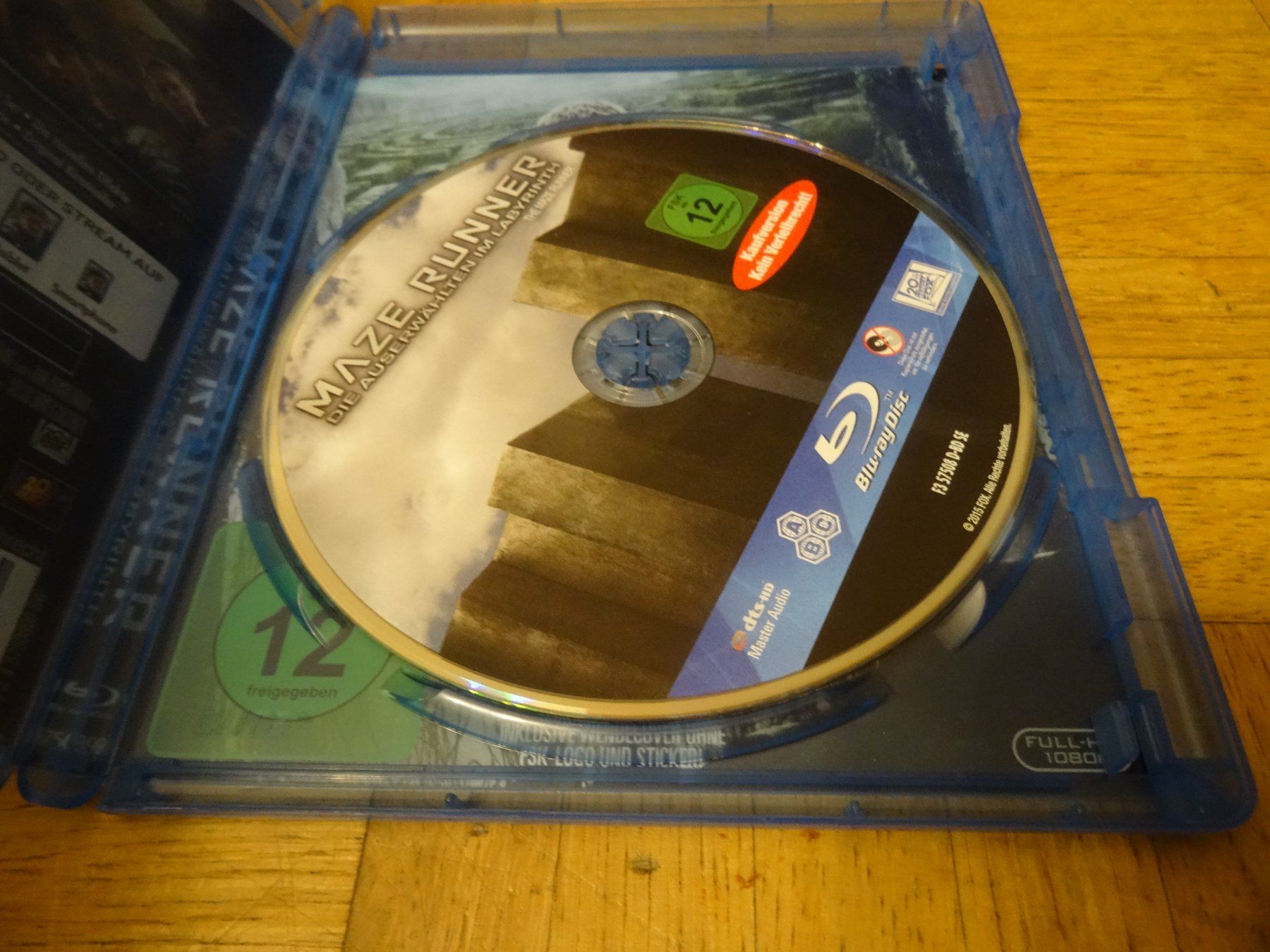 Tutti i DVDs: Maze Runner - Die Auserwählten IM Labyrinth – Usato da Olten venduto da Disc-Verkauf 1
