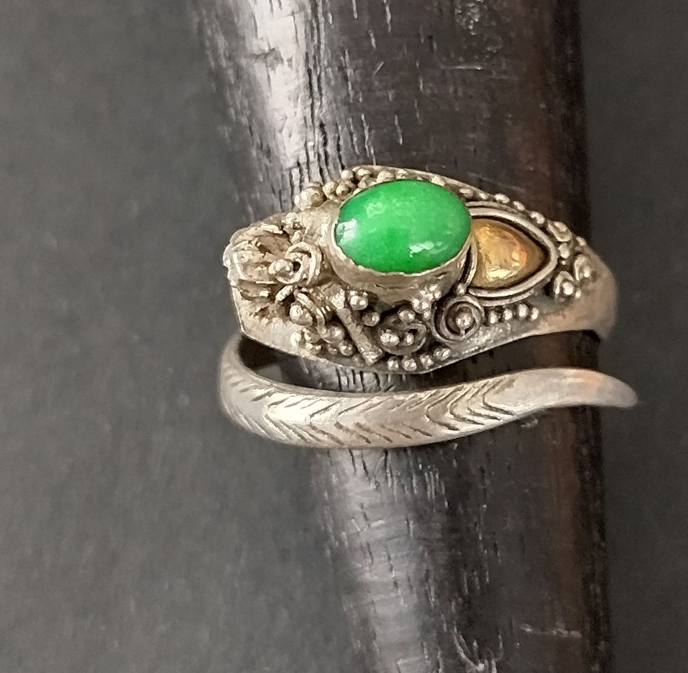Anelli: SILBER SCHLANGEN RING 800 925 – Usato da Romanshorn venduto da Glitzer-Paradies
