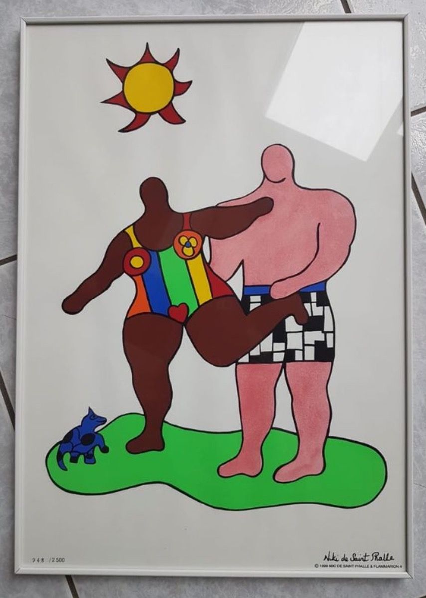 Dipinti: Niki de Saint Phalle sérigraphie    encadré – Usato da Courgenay venduto da chantalcm