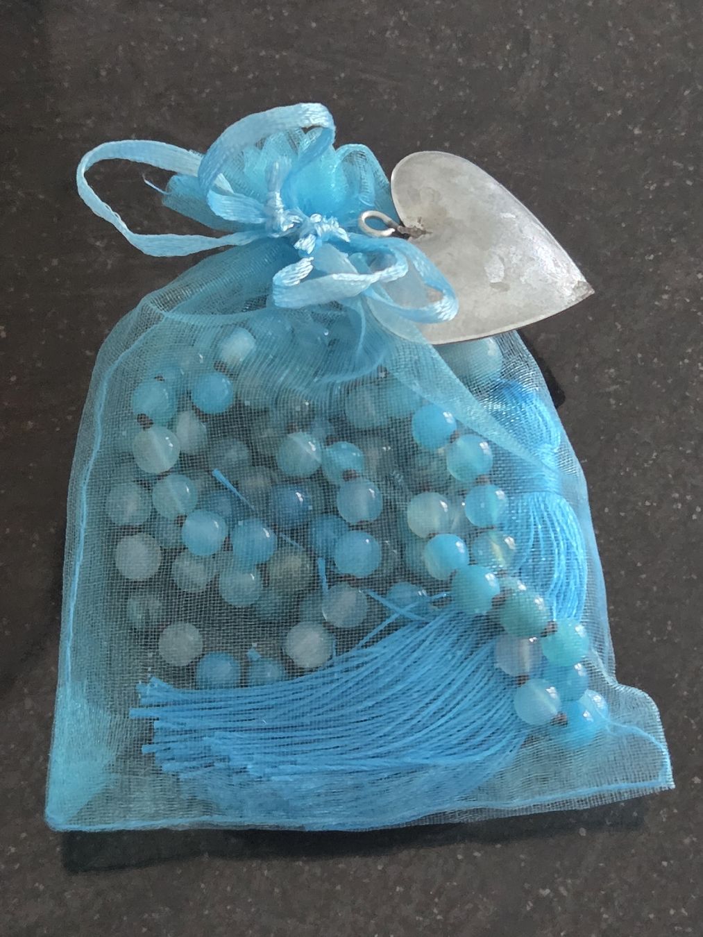 Catenine: Halskette, Aquamarin, 50 cm – Nuovo e nell'imballaggio originale da Frauenfeld venduto da Schenken-mit-Herz 2