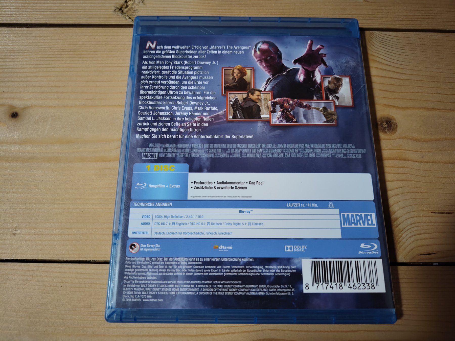 Tutti i DVDs: Avengers: Age of Ultron – Usato da Wasterkingen venduto da Palu17 2