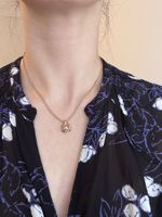 Vintage Nina Ricci Halskette Goldfarben