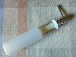 IKEA Seifenspender Metall Chrom mit Nachfülflasche