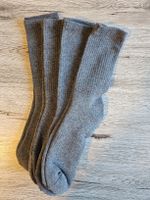 Warme Socken, Grau, Grösse 36-38