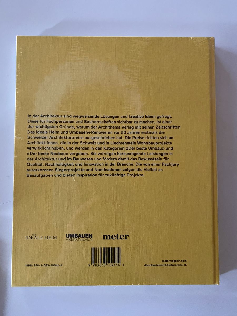 Libri: Buch  "Die Schweizer Architekturpreise 2024 neu" – Nuovo e nell'imballaggio originale da Brugg AG venduto da Honeybee6 1