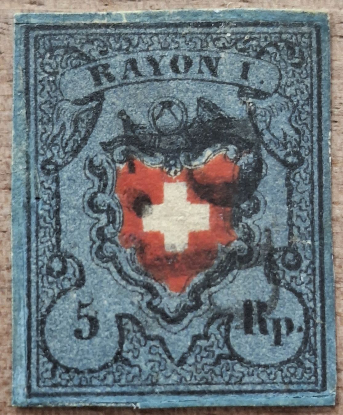 Tutti i francobolli: Rayon 15II Typ 13 Marmoriert mit Befund – Usato da Balgach venduto da SIMEON27