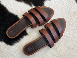 Sandalen Leder braun Grösse 38 Damen neuwertig