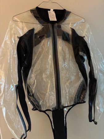 Dainese Regenjacke RAIN BODY RACING 2 - schwarz-transparent