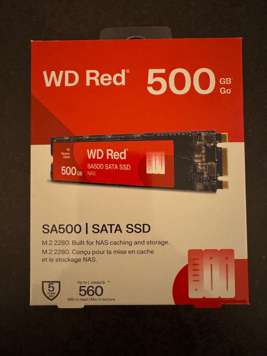 Western Digital Harddisks: SA500 Sata SSD M.2 500GB, Neu – Neu und originalverpackt aus Remetschwil von mat173
