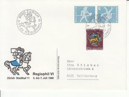 Sonderstempel S. 679 Regiophil Zürich 1968